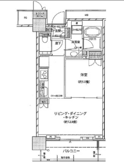 ザ・パークハウス晴海タワーズ クロノレジデンス 37階 間取り図