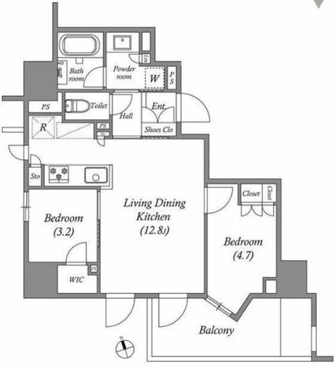 nido南千住 504 間取り図