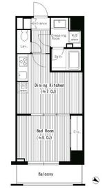 ルジャルダン横濱関内 702 間取り図