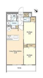 グランカーサ王子Ⅱ 316 間取り図