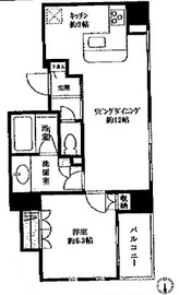 グランカーサ銀座イースト 904 間取り図