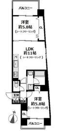 Portside Urban Residence (ポートサイドアーバンレジデンス) 503 間取り図