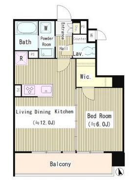 アンシャンテ門前仲町 201 間取り図