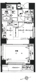 ハーモニーレジデンス浅草 3階 間取り図