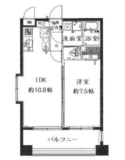セジョリノース東京 5階 間取り図