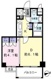 パレステュディオ代々木 5階 間取り図
