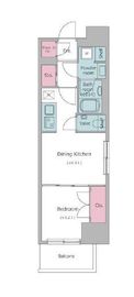 ドゥーエ入谷Ⅰ 505 間取り図