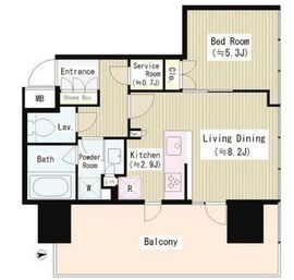 ブリリアタワー池袋 15階 間取り図