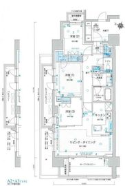 ライオンズ南千住グランプレイス 7階 間取り図