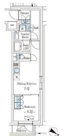 参宮橋ビューアパートメント 401 間取り図
