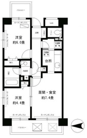 フレスコ川崎 711 間取り図