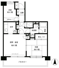 フレスコ川崎 805 間取り図