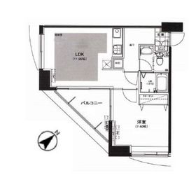 サウンドおしあげ 204 間取り図