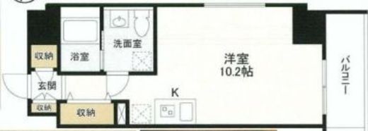 スタイリオ中延 603 間取り図