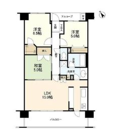 ランドシティたまプラーザブリティッシュコート 4階 間取り図