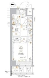 レアライズ武蔵小杉 4階 間取り図