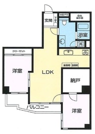 ライオンズマンション文京第2 5階 間取り図