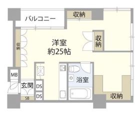 シャトー東洋南青山 3階 間取り図