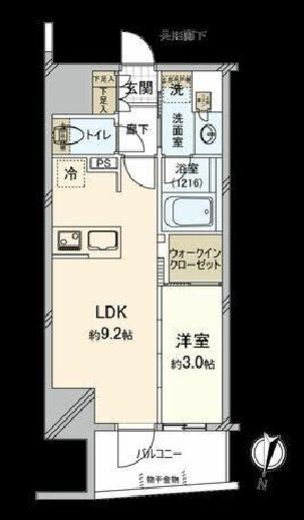 グランリビオ千代田平河町 9階 間取り図