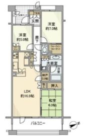 アリュール日吉本町 4階 間取り図