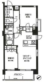 アーリアシティ曳舟2 5階 間取り図