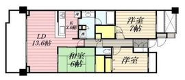 コートヒルズ横濱山手 3階 間取り図