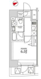 Log戸越 (ログ戸越) 3階 間取り図