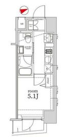 Log戸越 (ログ戸越) 8階 間取り図