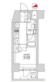 Log戸越 (ログ戸越) 4階 間取り図