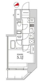 Log戸越 (ログ戸越) 6階 間取り図