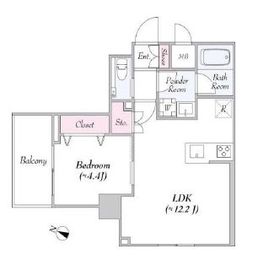 URBANLINK護国寺 225 間取り図