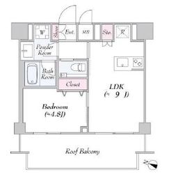 URBANLINK護国寺 611 間取り図