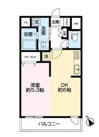 アクア・レアーレ青葉台 702 間取り図
