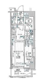 デュオステージ中野 2階 間取り図