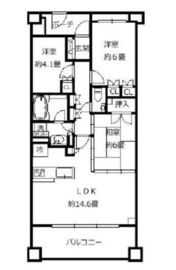 クレッセント武蔵新城センティア 2階 間取り図