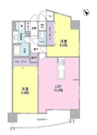 フラットパル山王 601 間取り図