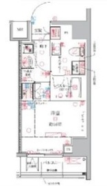 クレヴィスタ横浜関内 4階 間取り図