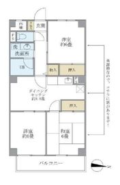 KDX武蔵中原レジデンス 1階 間取り図