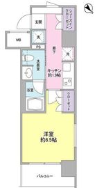 ルメイユ横浜関内 405 間取り図