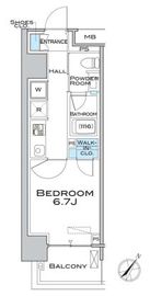 MFPRコート武蔵小山 401 間取り図