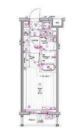 THE PREMIUM CUBE G 東中野 (ザ プレミアムキューブジー東中野) 2階 間取り図