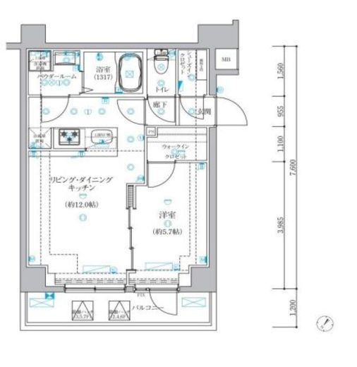 セジョリ押上 3階 間取り図