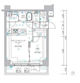 セジョリ押上 2階 間取り図