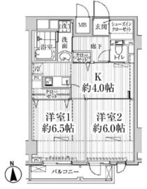 HF東中野レジデンス 302 間取り図