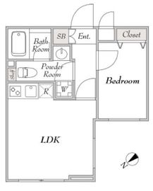 ミリアレジデンス桜新町 地下1階 間取り図