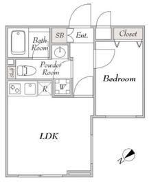 ミリアレジデンス桜新町 1階 間取り図