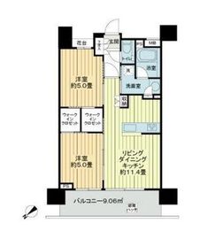 クリオ横濱鶴見ミッドグレイス 10階 間取り図