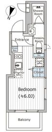 FARE西新宿Ⅶ (ファーレ西新宿7) 2階 間取り図