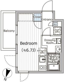 FARE西新宿Ⅷ (ファーレ西新宿8) 201 間取り図