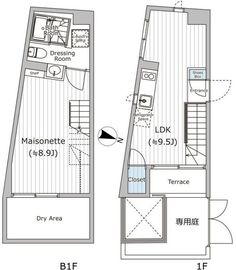 FARE西新宿Ⅷ (ファーレ西新宿8) 103 間取り図